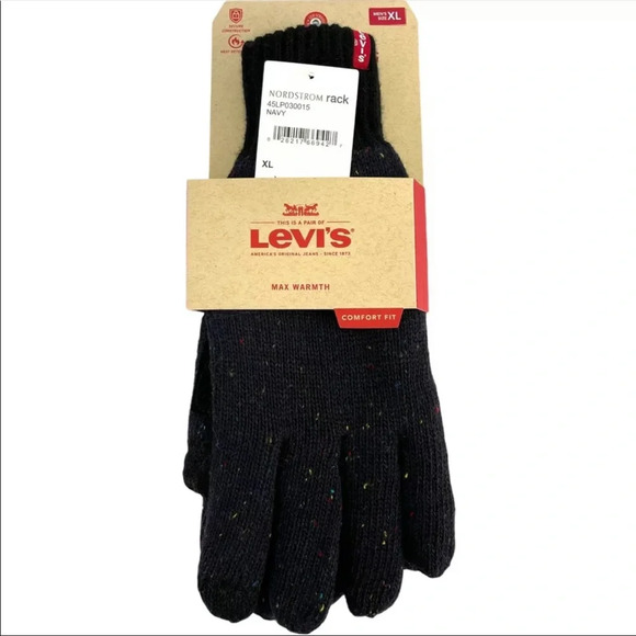 Levi's Other - Levi’s Navy Comfort Fit Gloves